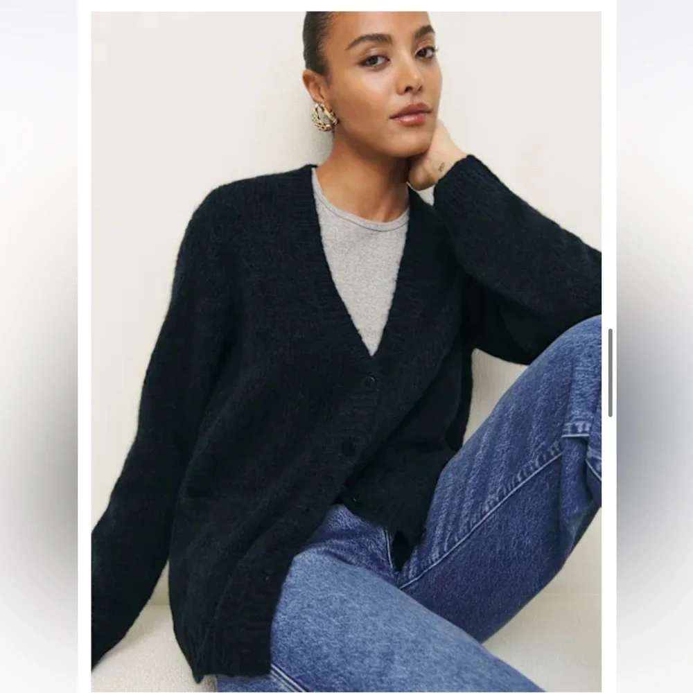 Reformation Lue
Boyfriend Cardigan Blue -
Size S - Picture 1 of 10